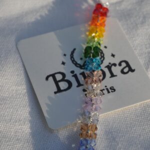 Bracelet Arc-en-ciel Trèfle – Bijou coloré porte-bonheur, bracelet amitié pour femme