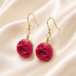 Boucles d’oreilles Rose Éternelle presentation